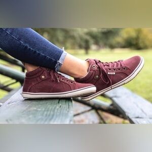 Taos Footwear Burgundy Sneakers